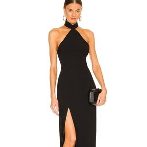 Amanda Uprichard Queen Gown in Black